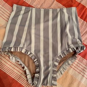 XS Kortni Jeane striped swim bottoms